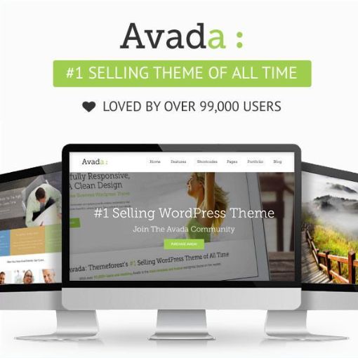 Avada theme 最受歡迎的佈景主題之一備受推崇